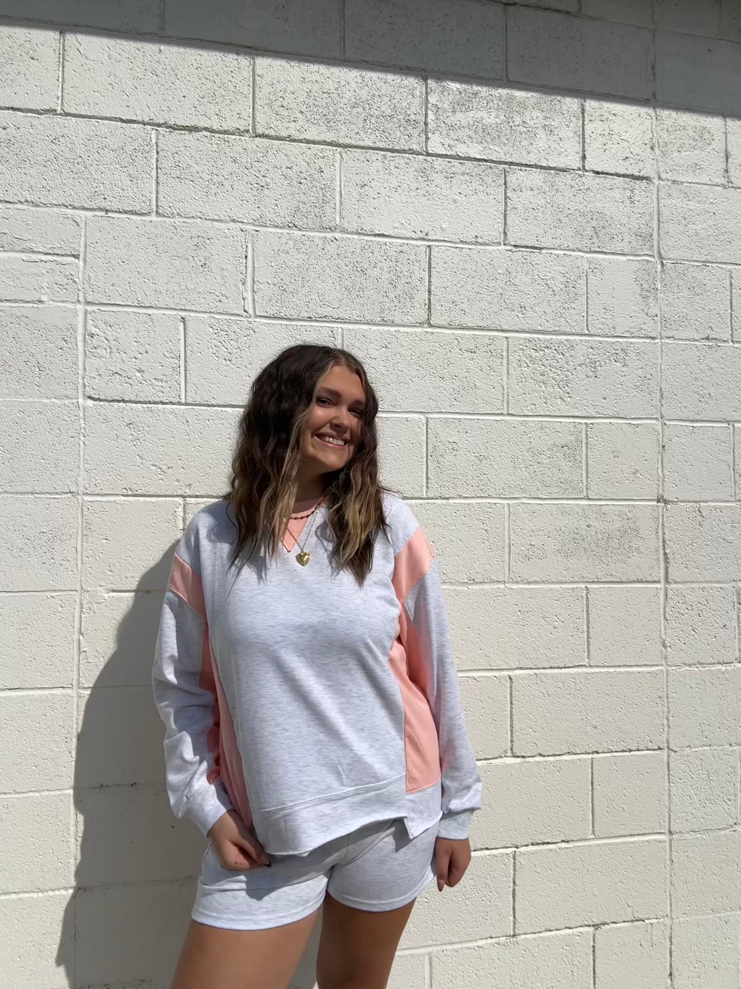 Color Block Sweat Set