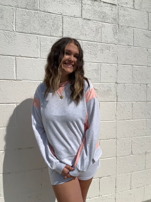 Color Block Sweat Set