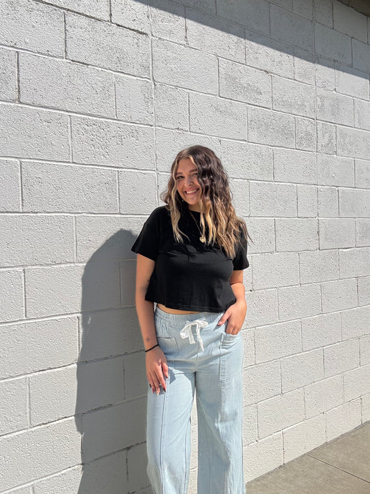Denim Striped Jeans