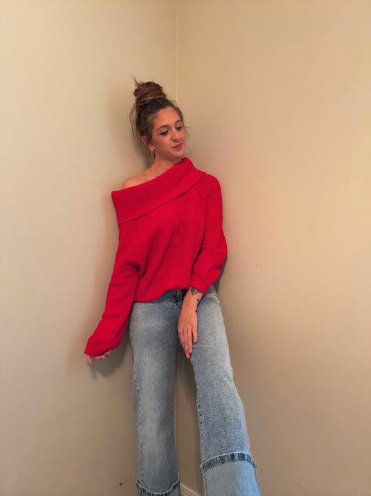 Cuffed Medium Wash Jeans