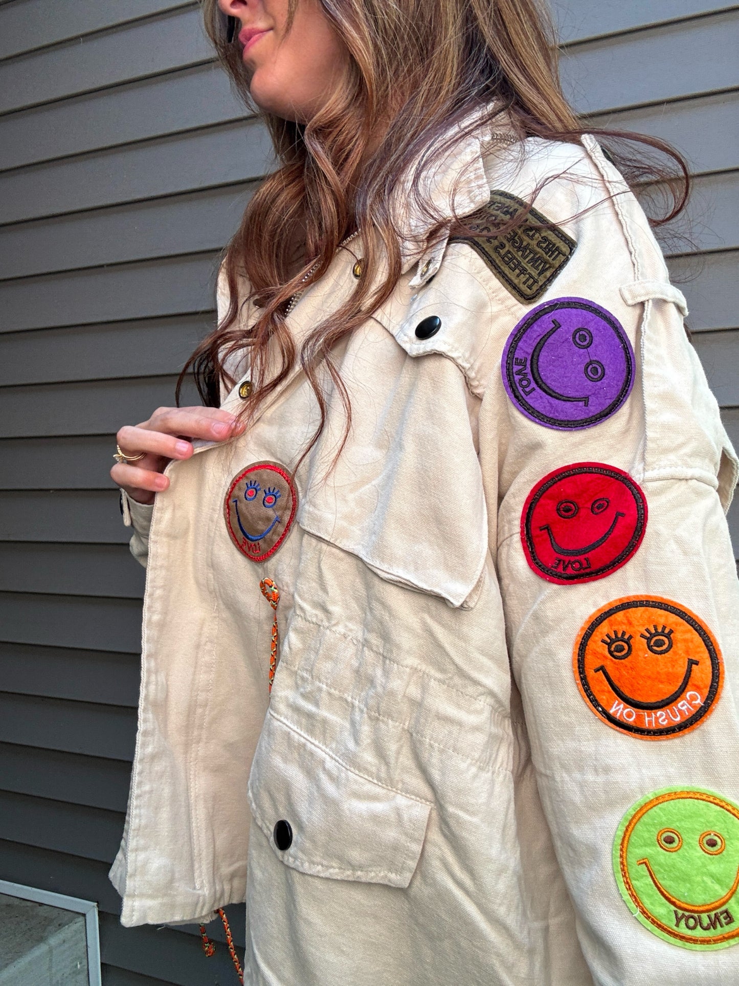 Patchwork Bomber Jacket